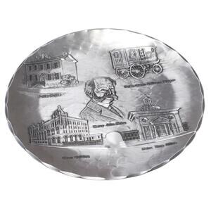 Wendell August Forge Hammered Aluminum Plate Henry John Heinz Little House